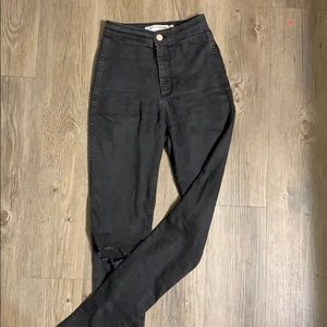 Super high waisted American apparel jeans